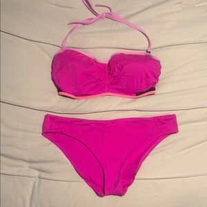Victoria's Secret Hot Pink Bikini Set
